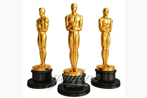 Indoor Copper Sculpture Bronze Oscar Statues