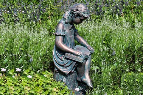 Outdoor Sculptures Metal Crafts Life Size Bronze Sculpture for Garden