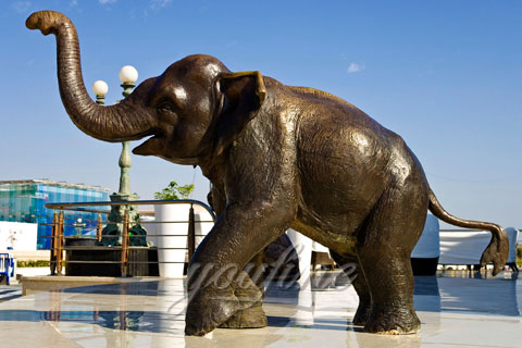 Wholesale Small Cast Bronze Elephant Sculptures