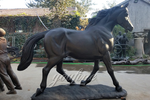 Garden Large Bronze Horse Sculptures For Sale