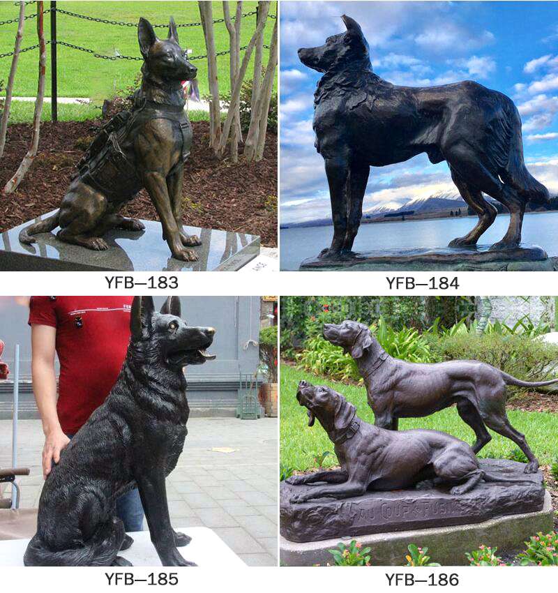 Bronze Animal Dog Sculpture BOKK-310