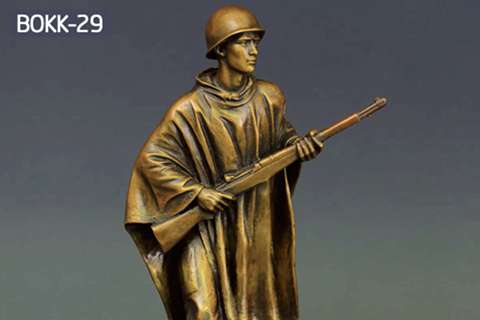 China Manufacture of Popular Bronze Solider Sculpture BOKK-29