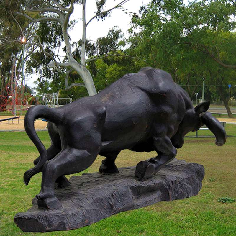 Life Size Bronze Bull Sculpture BOKK-671