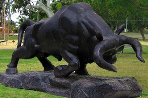Where to Buy Life Size Bronze Bull Sculpture BOKK-671