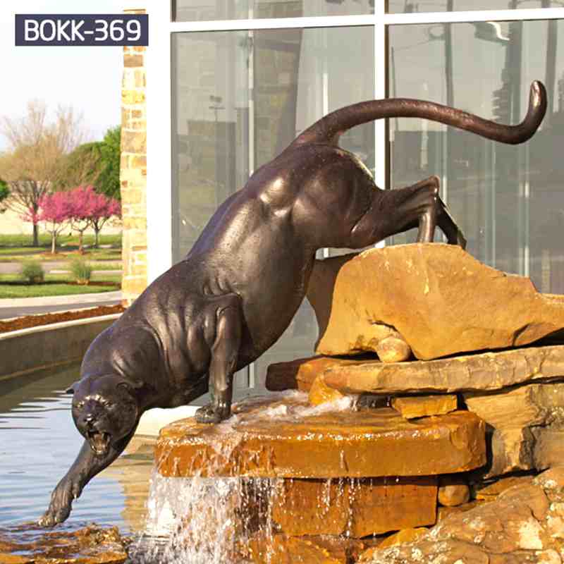 Bronze Animal Leopard Sculpture with Competitive Price BOKK