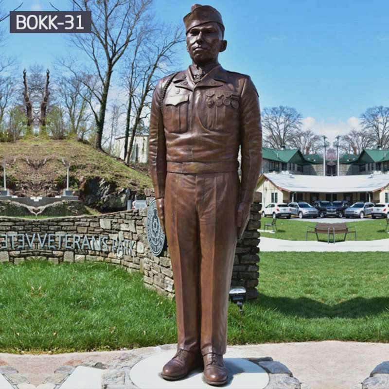 Factory Supply Bronze Soldier Sculpture for Veterans Park BOKK-31