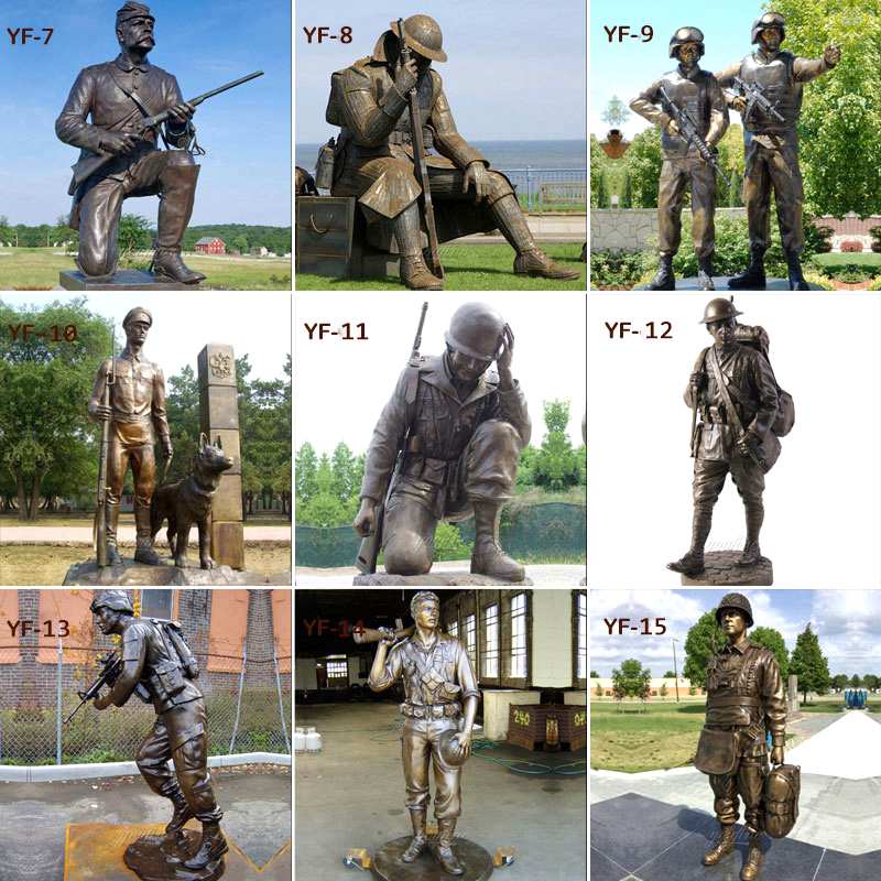 How to buy Life Size Bronze Soldier Statue BOKK