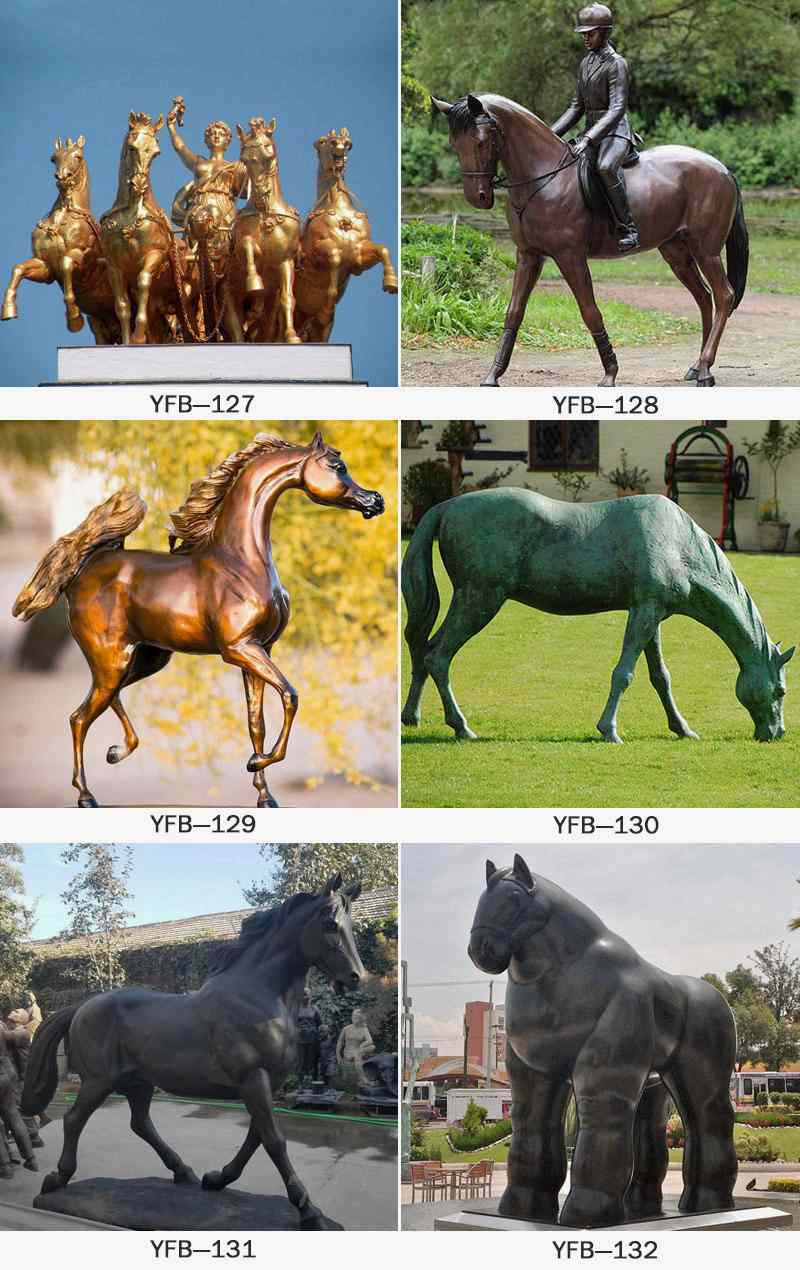 Large Bronze Horse Sculpture for Park BOKK-214