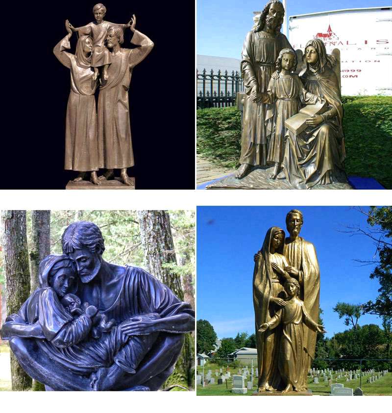 Bronze Sculptures of Holy Family BOKK-603