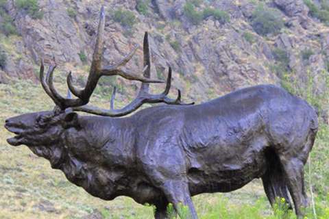 Large Bronze Red Deer Sculpture on Sale BOKK-265